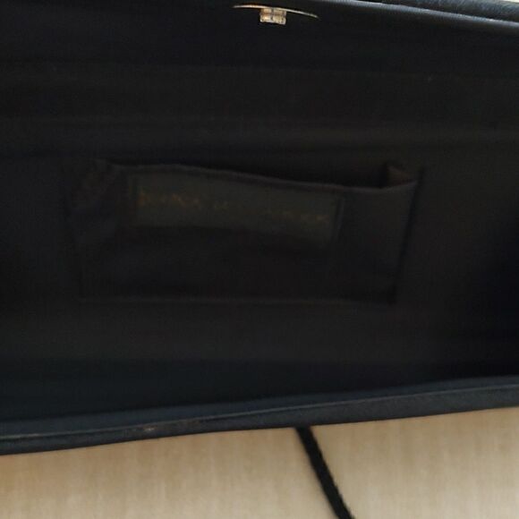 Jessica McClintock Black Jeweled Evening Shoulder Bag - Picture 9 of 10